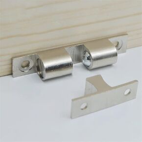 Slide Latch,Gate Bolt Lock,Bolt Sliding Door Lock, 60mm Length Pure Copper Double Spring Steel Ball Catch Latch for Cupboard Cabinet Door Adjustable Closet Tension Latch in Saudi Arabia