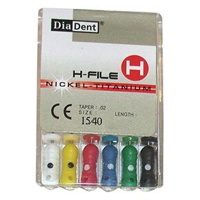 DiaDent 503-392 مبرد H، طول 31 مم، حجم طرف 45-80، عبوة من 6 قطع in Kuwait
