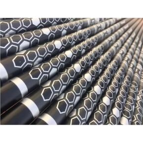 محرك UST Mamiya Helium Black الجديد/عمود FW مع قبضة ومحول مثبت بشكل قياسي و in Kuwait