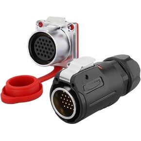 LP-24 signal connector 24 core multi-PIN industrial waterproof aviation socket multi-core aviation(Flange public seat) in Kuwait