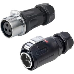 LP24 aviation led display lamp power wire connector 3-core connector 45A(Male plug) in Kuwait