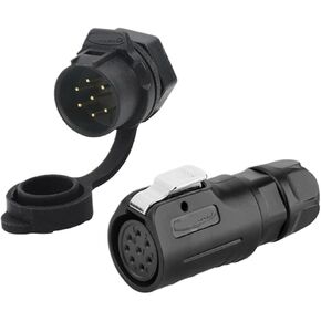 Single hole reverse waterproof aviation LP12 2 3 4 5 6 7 8 core connector industrial connector(3 core) in Kuwait