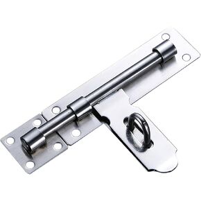 Door Lock,Gate Bolt Stainless,Slide Bolt,Heavy-Duty Thickened Brushed Stainless Steel Door Lock Latch, Slide Latch with Padlock Hole, Barrel Bolt Lock in Saudi Arabia