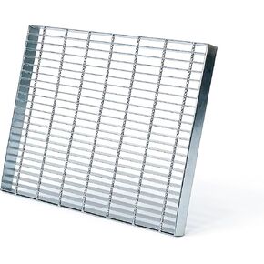 Outdoor Galvanized Steel Drain Grate, 6600 lb Heavy Duty Metal Catch Basin Grate for 28x28 Inch Class Channel Grate, Rust-Resistant Square Drainage Grates for Garage, Sewer, Dowmspout, Driveway in Kuwait
