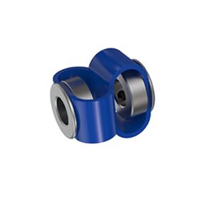 2 قطعة Cloweit LS-D-D40L60 مزدوجة حلقة زوجين مرنة سبائك الألومنيوم التشفير اقتران (10mmX10mm) in Kuwait