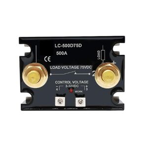 مرحل الحالة الصلبة للتحكم في التيار المستمر 500A 1000A مع جهاز التحكم في الطاقة بالوعة الحرارة المبرد 3-32VDC LC-500D75D(500A DD) in Kuwait