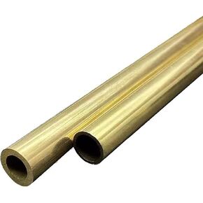 2pcs 300mm Brass Tube 0.5mm Wall Thickness Straight Brass Modeling Rods for Precision Application(OD 19 x ID 18mm) in Kuwait