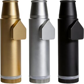 زجاجة OakMsOik OMO الجيل الثاني المقاومة للتسرب من SnufBullet Spice and Sweetener، محمولة للسفر للاستخدام في المطبخ فقط (ألومنيوم مؤكسد) in Kuwait