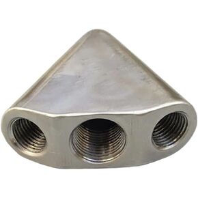 فوهة تنظيف من الفولاذ المقاوم للصدأ 316 V-55 V-66 1/4 بوصة أنثى على شكل حرف V من الفولاذ المقاوم للصدأ فوهة بثلاثة فتحات 6000 رطل لكل بوصة مربعة (60 ملم) in Kuwait