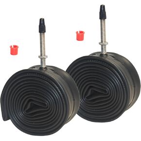 20x1 3/8 Inch (37-406) Bike Inner Tube Pack of 2 - FV48mm Valve with Free AV Adapter - Compatible with City Cruisers, Commuter Bikes, Folding Bikes, Kids/Juvenile Bicycles & More in Kuwait