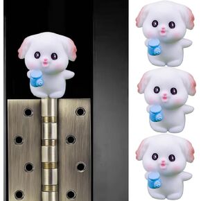 Cute Mini Creative The Little Dog Watering The Flowers Hinge Heads Decorative Topper Set 3PCS, Home Decoration,Magnetic Hinge Head Toppers Door Hinge in Kuwait