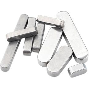 Parallel Drive Shaft Keys,Round Ended Feather Key, 3mm Parallel Keys Round Ends Drive Shaft A2 304 Stainless Steel Feather Key(45mm) in Kuwait