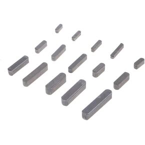 Parallel Drive Shaft Keys,Round Ended Feather Key, 140pcs Round Ended Feather Key Parallel Drive Shaft Keys Set 8mm 10mm 12mm 16mm 20mm 25mm 30mm Hardware with Box in Kuwait