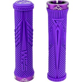 WFS Volatus Single Lock-on Grips for Mountain Bikes, Road, City Bike, 33mm OD Soft Comfortable Ergonomic, Anti-Slip 22mm ID Locking Handlebar Grips for MTB, 1 Pair in Kuwait