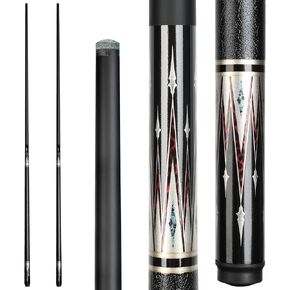 AKLOT Fiberglass Graphite Composite Billiard Pool Cue Sticks 2/4 Pack 20oz 58inch 13MM Cue Tip One-Piece Pool Cue Low-Deflection Billiard Cue for Home & Bar Play in Kuwait