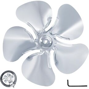 Earthtec A65123 Attic Exhaust Fan Blade Replacement Propeller 12 Inch Dia. 5 Blade 23 Deg.-Bore (In.): 5/16 Electric Fan Motors in Kuwait