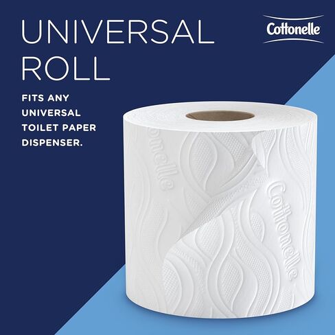 Cottonelle® Professional CleanCare Standard Roll Toilet Paper (58696), 2-Ply, White, Individually Wrapped (400 Sheets/Roll, 40 Rolls/Case, 16,000 Sheets/Case) in Saudi Arabia