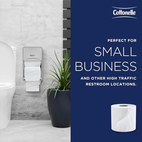 Cottonelle® Professional CleanCare Standard Roll Toilet Paper (58696), 2-Ply, White, Individually Wrapped (400 Sheets/Roll, 40 Rolls/Case, 16,000 Sheets/Case) in Saudi Arabia