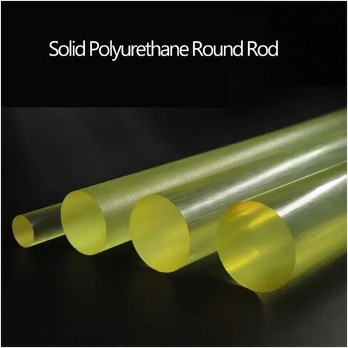 Vibration damping bar, Solid PU Round Rod - Polyurethane Elastic Rubber Beef Tendon Rod, Shock-Absorbing Bar, 1PC in Kuwait