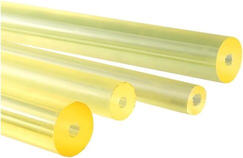 Vibration damping bar, Polyurethane Rod – 16-100mm Diameter, 6-10mm Bore – Shock Absorbing, DIY Self-Defense Stick, 1PC in Kuwait