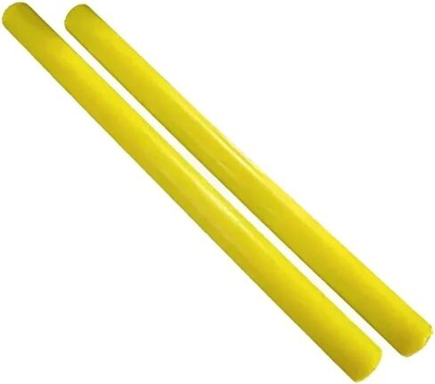 Vibration damping bar, 90A Hardness Yellow PU Round Rod - Solid Polyurethane Elastic Rubber Bar, 1PC in Kuwait