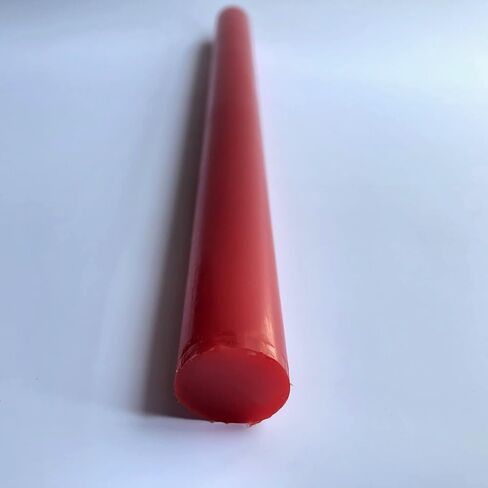 Vibration damping bar, Soft Solid Polyurethane Rod - Wear-Resistant, Shock-Absorbing Rubber Round Bar, 1PC Metric PU Rod(40mm X 500mm) in Kuwait