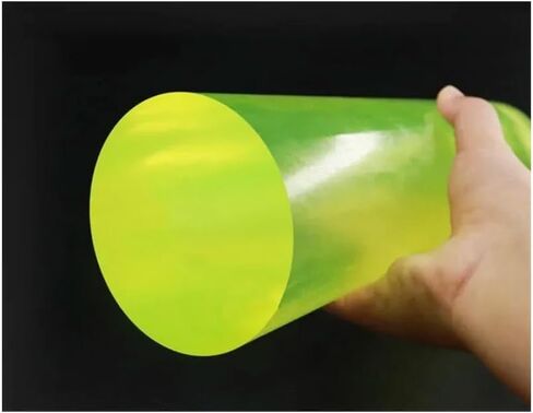 Vibration damping bar, Solid PU Round Rod - Polyurethane Elastic Rubber Beef Tendon Bar | Shock-Absorbing, 1PC in Kuwait