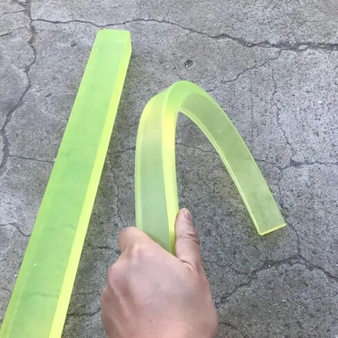 Vibration damping bar, Solid Polyurethane Square Bar - Wear-Resistant PU Elastic Rubber Rod, 1PC Industrial-Grade Bar Plate in Kuwait