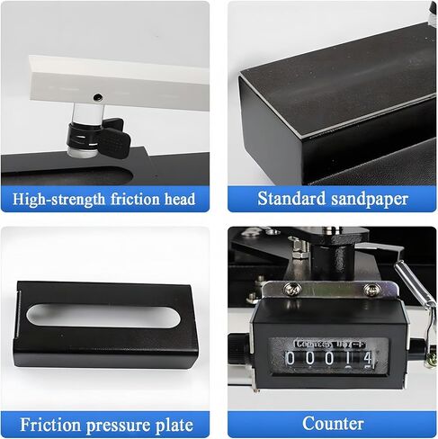 Manual Crockmeter for Rubbing Fastness Testing Dry & Wet Evaluation with Friction Head & Digital Counter for Dyeing & Surface Stability Analysis in Saudi Arabia