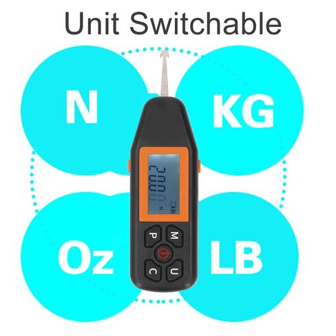 Luocute Digital Force, Lightweight Portable Push Pull Tester with LCD Display, Multiple Units N LB Kg Oz, for Tension Pressure Thrust Measurement in Saudi Arabia