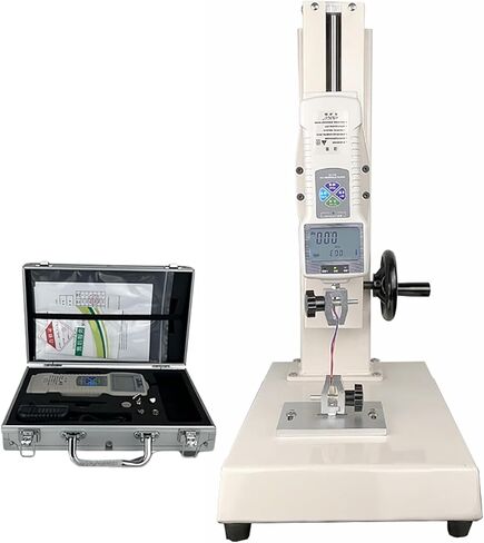 آلة اختبار الشد، جهاز اختبار السحب الرقمي المزود بعجلة وشاشة LCD، الخطأ ±0.001 والسكتة الدماغية 300 مم، المشبك 0-8 مم و5 مجسات، للمنسوجات والرياضة والبحث العلمي وصيد الأسماك in Kuwait