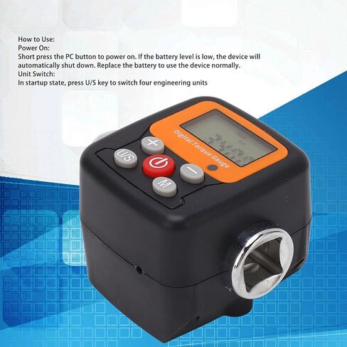 مقياس التواء رقمي 1/2 معدات قياس صناعية 10.2 340 نيوتن متر اختبار مع وظيفة إنذار الإضاءة الخلفية صندوق تخزين تحويل أربع وحدات in Kuwait