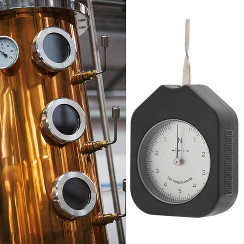 SEN - 5-1 Tension Meter Gauge, Single Needle Dynamometer, 5N Force Gauge with Mechanical Dial, Measuring Tool for Relay Contact Pressure, Electronic Switch, Spring in Kuwait