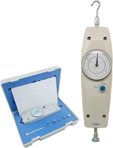 مقياس شد الدفع 100N، آلة اختبار الشد المؤشر مع 5 مجسات، قياس المسافة 10 مم ودقة عالية، اختبارات التوتر أو الضغط، لخطوط الصيد، الحبال، الأسلاك، الأبازيم in Kuwait