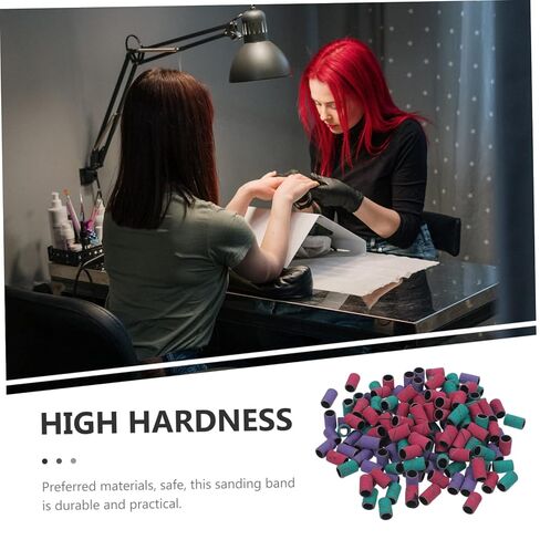 أربطة صنفرة فنية للأظافر من بارتي كيندوم، أربطة حلقية رملية لحقيبة حمل مثقاب الأظافر in Kuwait