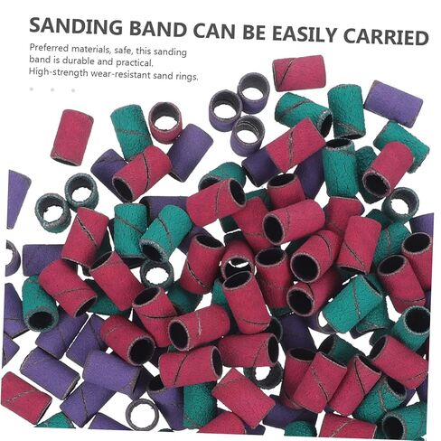 أربطة صنفرة فنية للأظافر من بارتي كيندوم، أربطة حلقية رملية لحقيبة حمل مثقاب الأظافر in Kuwait