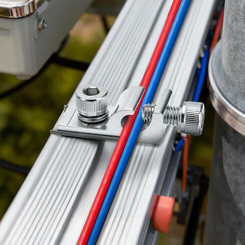 25 Pcs Grounding Tab, Solar Panel Grounding Lugs, Aluminium Alloy Grounding Clip, Ground Lug Compatible with Various Rail Types for Photovoltaic Roof Bracket and Ground Bracket Aluminum Rail in Kuwait