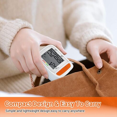 Scian Wrist Blood Pressure Monitor, Automatic Blood Pressure Machine Wrist Cuff with Large LCD Display, 2 Users 180 Memory for Home & Travel Use in Kuwait