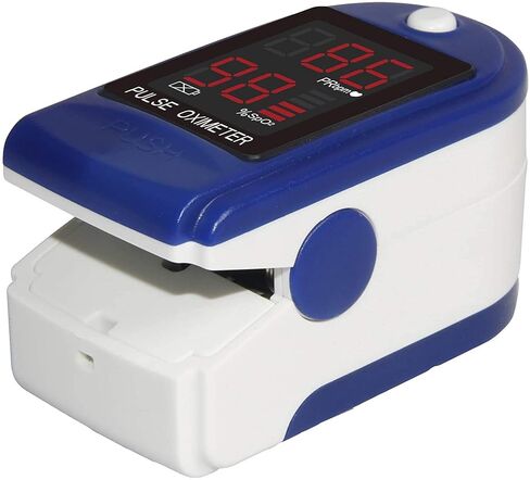Santamedical SM-150 Fingertip Pulse Oximeter Oximetry Blood Oxygen Saturation Monitor (Royal Blue) in Kuwait