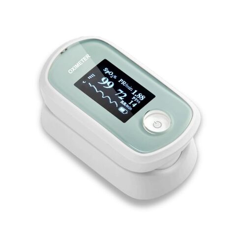 Fingertip Pulse Oximeter with Respiration Rate Monitor, Advanced Sensor Technology for Precise & Stable SpO2 Measurement with Fast Response, Oxygen Monitor Finger with OLED Display for Sports, Fitness & Home Use in Saudi Arabia