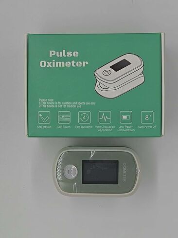 Fingertip Pulse Oximeter with Respiration Rate Monitor, Advanced Sensor Technology for Precise & Stable SpO2 Measurement with Fast Response, Oxygen Monitor Finger with OLED Display for Sports, Fitness & Home Use in Saudi Arabia