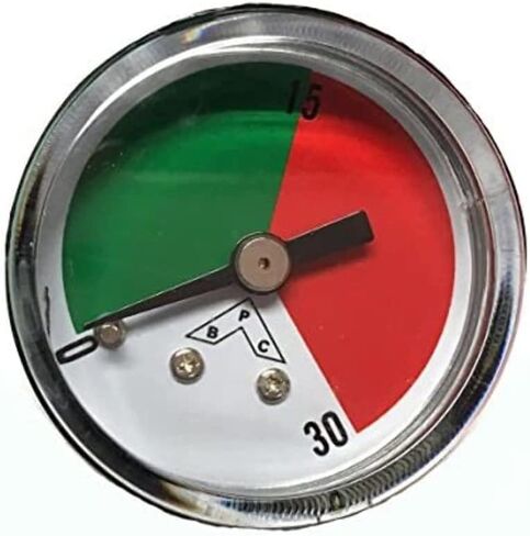 0-30 PSI Buyers Panel Mount Pressure Gauge, 1/8"-27 NPTF Ports in Saudi Arabia