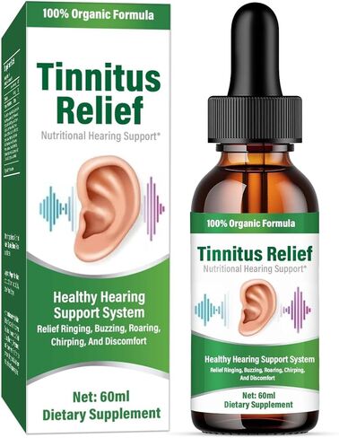 Tinnitus Relief for Ringing Ears, Natural Herbal Blend, Best Ear Ringing Relief Drops for Reduce Ear Noise & Improve Hearing, 2 Fl Oz in Kuwait