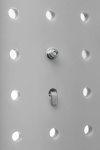 منتجات Triton (76936) تشكيلة DuraHook 36 قطعة من الخطاف الفولاذي المطلي بالزنك لـ DuraBoard أو 1/8 بوصة. و 1/4 بوصة. بيجبورد، فضي in Kuwait