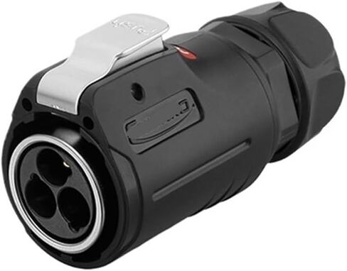 LP-24 aviation and socket threaded tightening 3-core 25A gold-plated male and female pin industrial connector(Male plug) in Kuwait