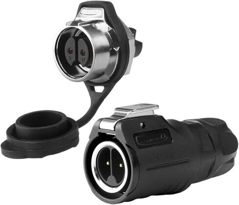 LP16 lock wire 2-core semi-metal b waterproof aviation socket screw crimping male and female docking power connector(Single hole female seat) in Kuwait