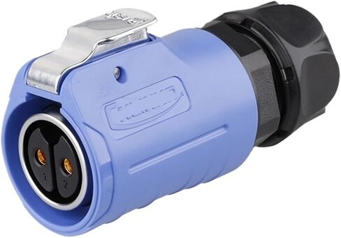 LP-20 aviation socket 2-core four-hole flange reverse mount with fence female male connector(Flange reverse installation) in Kuwait