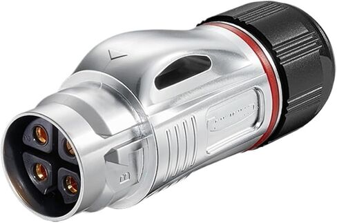 BD24 Metal Aviation 4-core Salt Spray Proof UL Energy Vehicle Power Male and Female Butt Connector(Metal flange female seat) in Kuwait