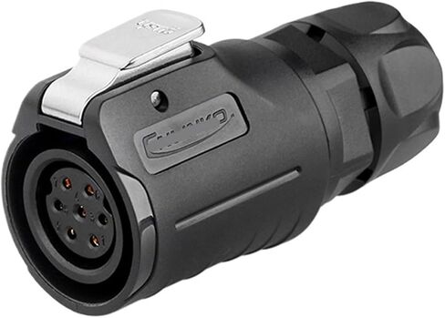 LP16 aviation 7-pin power signal wiring industrial connector(Single hole reverse mounting) in Kuwait