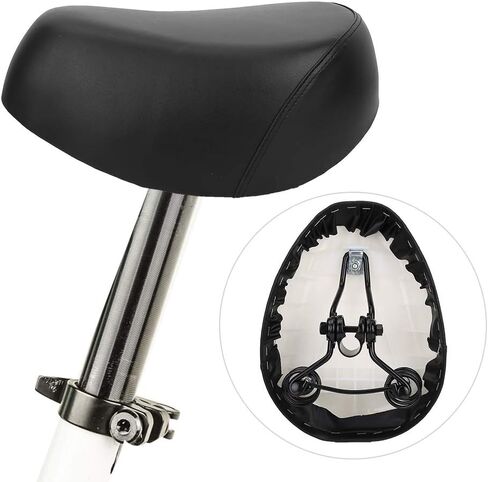 Bike Saddle, Shockproof Folding Anti-Slip Lightweight Durable Comfort Saddle Easy Install for Electric Bike Commuters Cyclists Urban Riders Touring Trips City Commutes in Saudi Arabia
